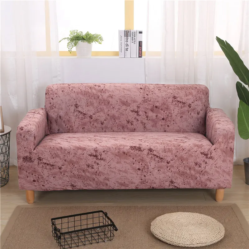 Цветочный принт эластичный чехол для дивана Хлопковое полотенце на диван Нескользящие Чехлы для дивана для гостиной - Цвет: colour8
