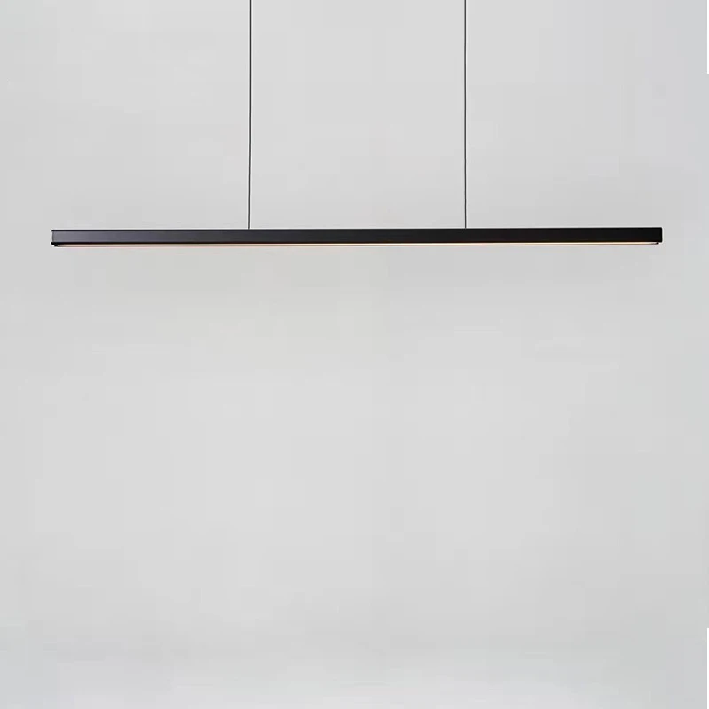  Modern Design Line Pendant light for dinning room Minimalist LEDLight Bar Hanging Lamp Kitchen isla - 4000012645234