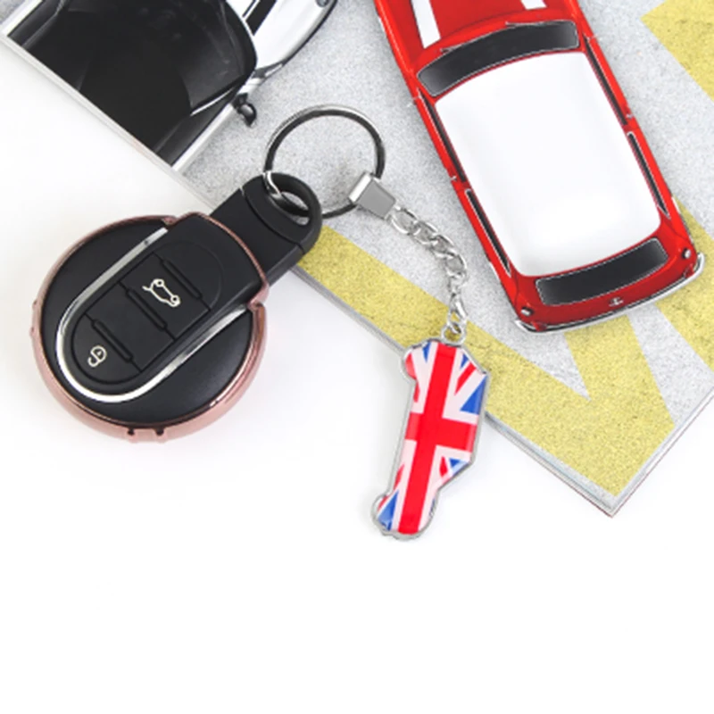 Брелок для ключей из нержавеющей стали Автомобильная подвеска модели Mini Cooper JCW One