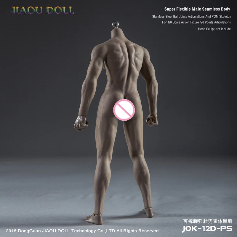 1/6 масштаб мужской тела черная кожа супер гибкий Сильный мускулистый человек бесшовная фигура модель Stainlee стальной Скелет коллекция