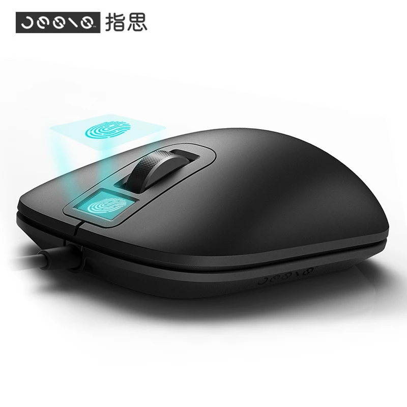 

Jesis Fingerprint Mouse Wired Optical Ergonomic Game Work Mouse for PC Laptop Computer Mice fingerprint Replace Input Password