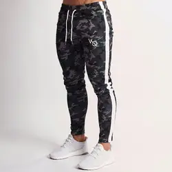 2019 демисезонный стиль Мужские Jogger пот брюки для девочек человек спортивные залы тренировка фитнес хлопковые брюки Мужской повседневное