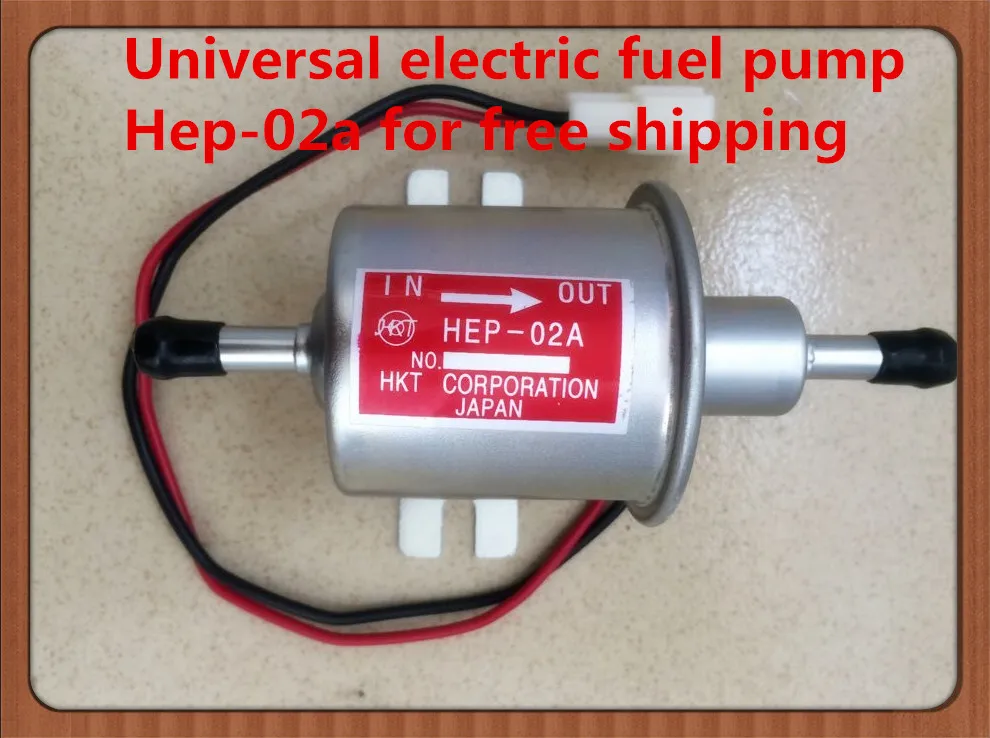 Universal diesel petrol gasoline 12v electric fuel pump HEP-02A low pressure For most car Carburetor Motorcycle ATV