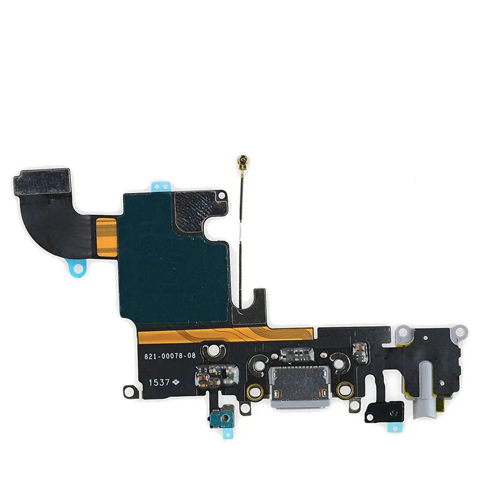 1 шт. для iPhone 6S 4 7 &quotзарядный порт док-разъем гибкий кабель + микрофон аудио разъем