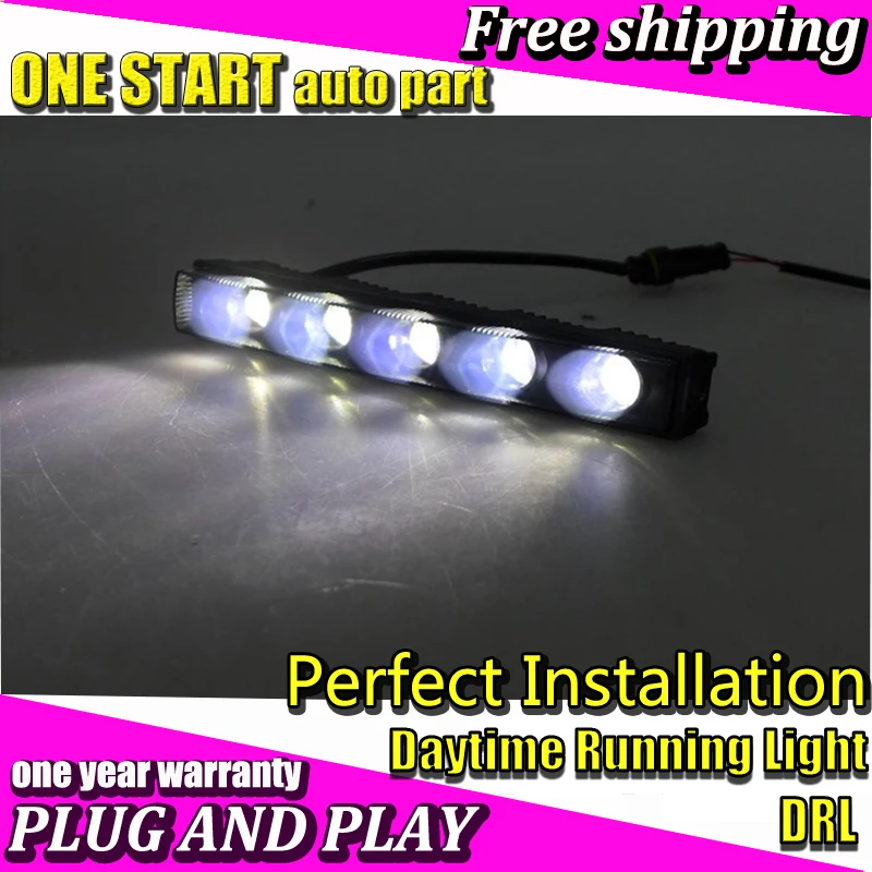Автомобиль Стайлинг для Benz W463 93-13 LED DRL светодиодных Туман лампы дневного высокая