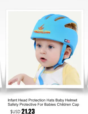 Детская Мягкая шапка для защиты головы, защитный шлем для предотвращения столкновений, спортивный детский шлем для обучения ходьбе и игр, защитные хлопковые дышащие шапки, подушка