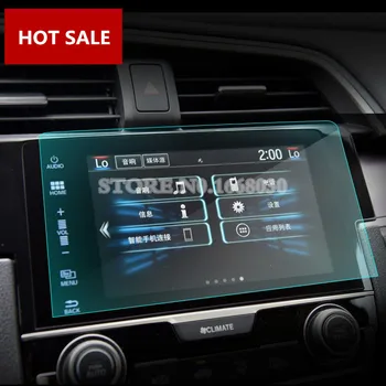 

For Honda Civic Premium Tempered Glass GPS Navigation Screen Protector 2016-2017 Car accesories interior Car decoration