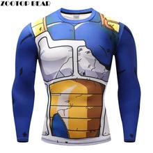 Dragon Ball T shirts Men Anime Fitness T-shirts Cosplay Compression Tshirts Bodybuilding Tops Tees Naruto GOKU Vegeta Camiseta