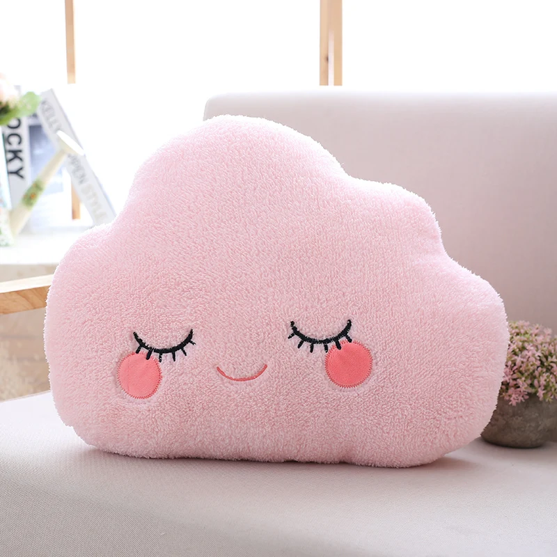 Kawaii Pastel Starry Cloud Moon Pillow Plush