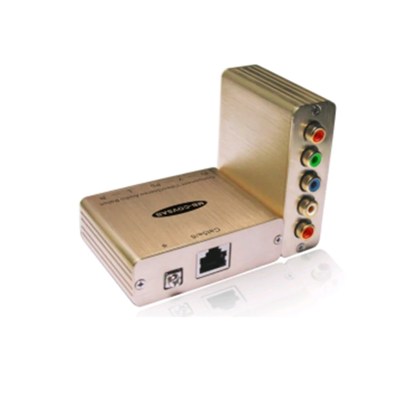 

1-CH component video/stereo audio balun high definition resolution and stereo audio for commercial residential AV applications