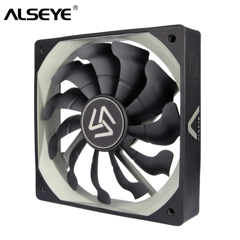 

ALSEYE S-120 Computer Cooler Fan 120mm High Air Flow DC 12V 1200RPM 3pin Cooling Fans for PC Case / CPU Cooler / Water Cooling