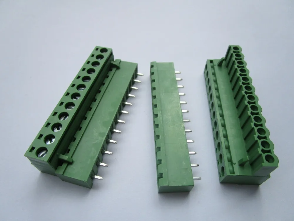 

Close Straight 12 pin 5.08mm Screw Terminal Block Green Connector Pluggbale Type 12 Pcs Per Lot