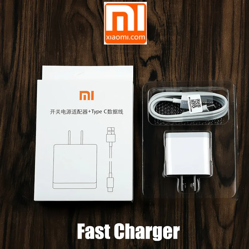 

Genuine xiaomi mi 8 Fast Charger a2 qc 3.0 quick charge a1 8 se lite 6 6x mix max 2 3 2s mi8 mi6 mobile phone Usb Type c cable