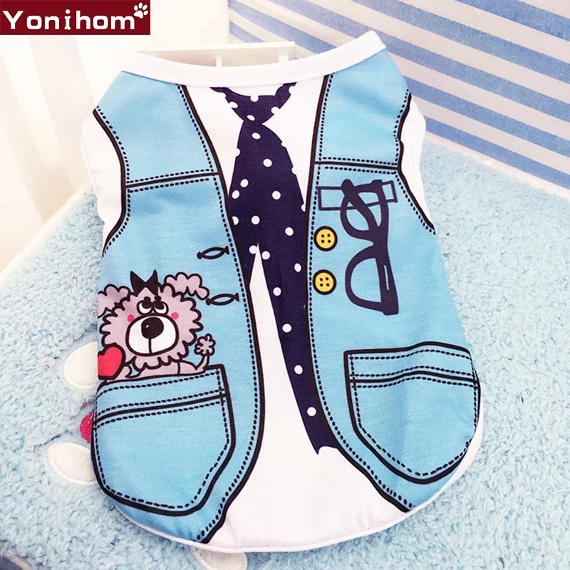 Cheap Dog Clothes for Small Dogs Summer Cute Soft Dog Clothing Coat