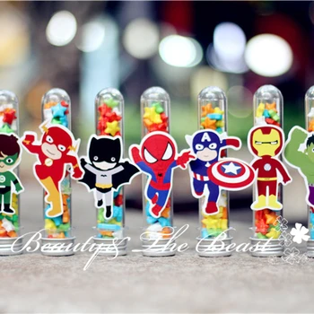 

Superhero The Avengers Candy Box Gift Box Candy Dessert Party Supplies Birthday Party Decorations Kids Baby Shower Cake Table