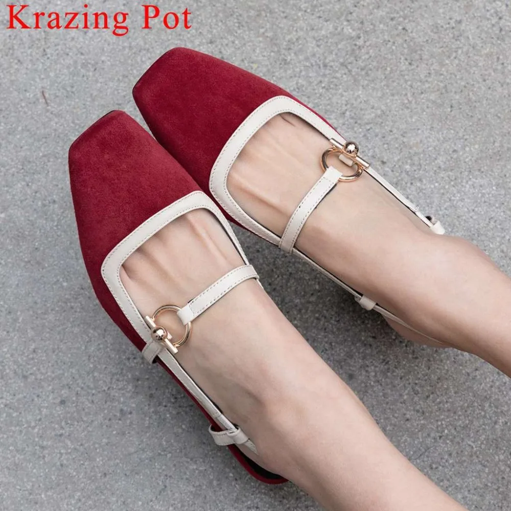 Krazing Pot/разноцветные свадебные туфли из натуральной кожи без застежек на