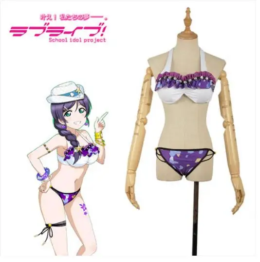 LoveLive!Sunshine! Косплей Аниме COS Nozomi Tojo хэллоуивечерние НКА Милые Бикини Лолиты