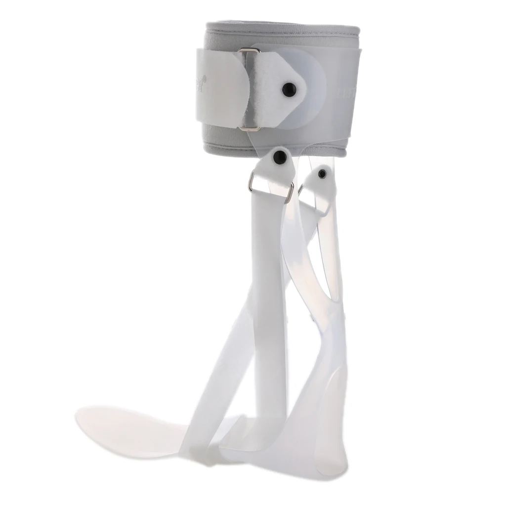 Adjustable Foot Drop Brace Orthosis Correction Ankle Support Stabilizer for Right Foot