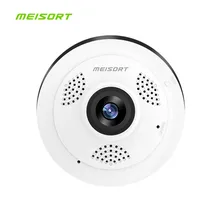 Meisort VR13 Wi-Fi Камера 360 градусов рыбий глаз видео 960 P наблюдения Ночное видение Камера Видеоняни и радионяни Беспроводной мини Камера