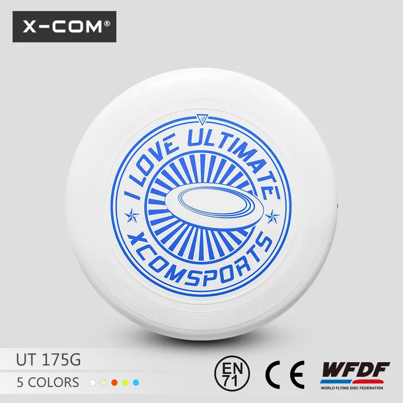 X com Fly Disk Professional Frizbee I love Ultimate Frizbee 175g Free