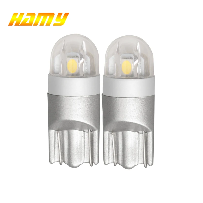 2 шт. Автомобильные светодиодные лампы T10 W5W 12 В 194 168 2smd|Сигнальная лампа| |