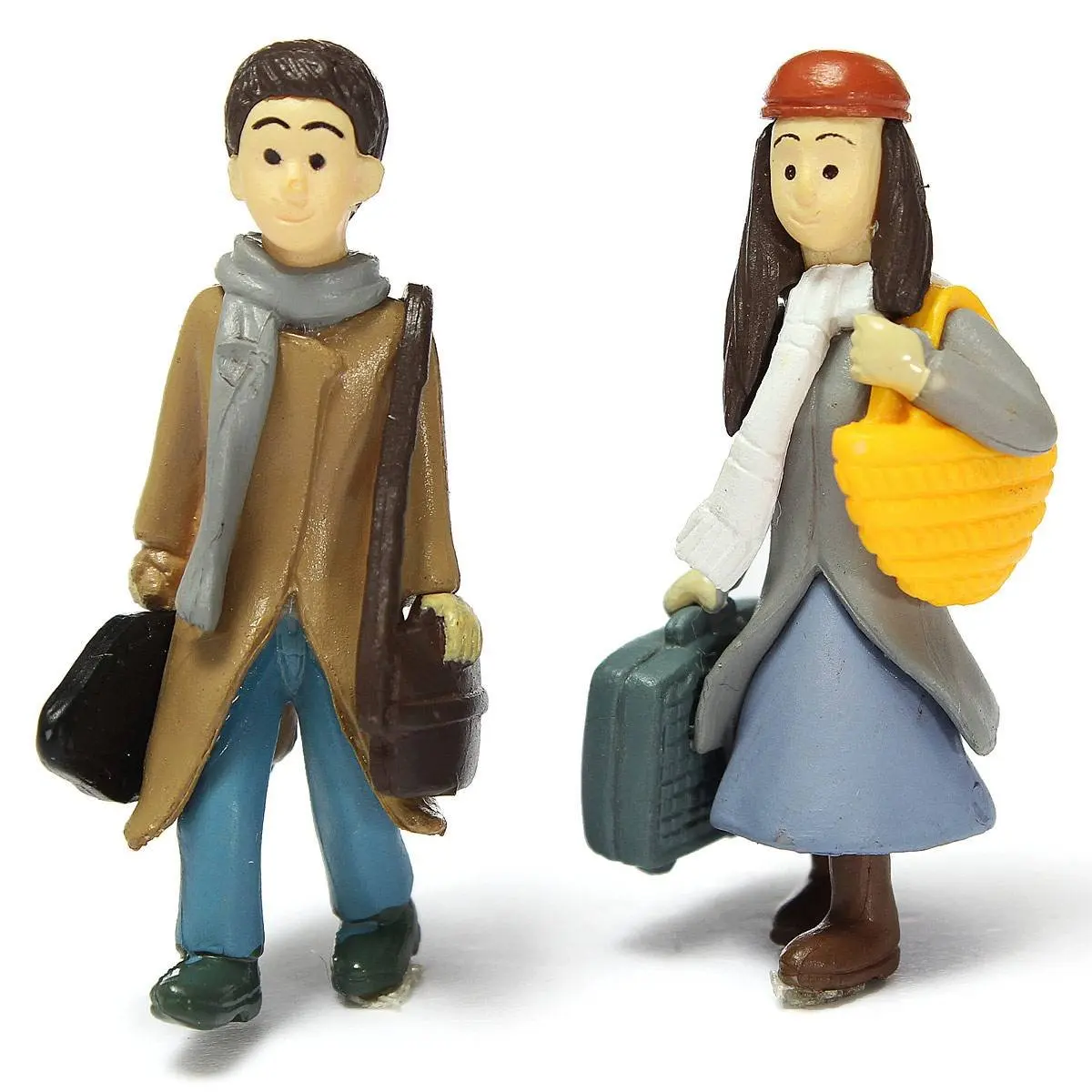 

HGHO-Miniature Boy and Girl Ornaments Flower Plant Potted Craft DIY Garden Decoration Gifts