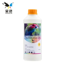 1000 мл Желтый сублимации чернил для принтеров Epson для футболка телефон с теплообмена машина
