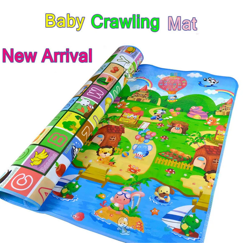 Cute Baby Kids Toddler Crawl Play Game Picnic Carpet Mat Letter Alphabet Farm Cartoon Mats