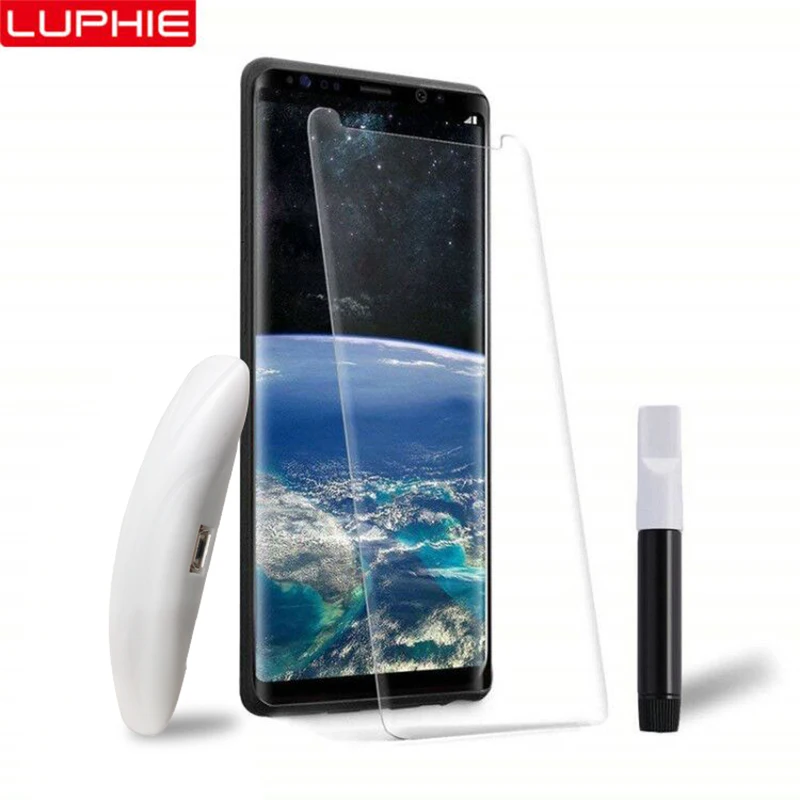 Nano Liquid UV Light Full Glue Tempered Glass Screen Protector For Samsung Galaxy S9 S8 Plus Note 8 9 S7 edge (26)