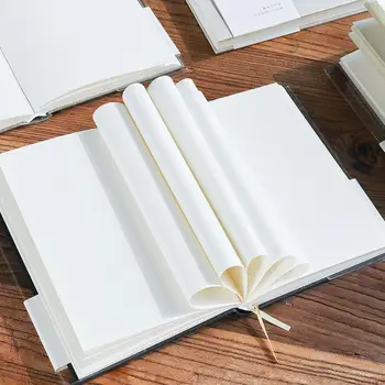 

Hardcover Cloth Dotted Grid Blank Bullet Journal Korean Hand Book Notebook Diary Travel Notepad School Stationery D40