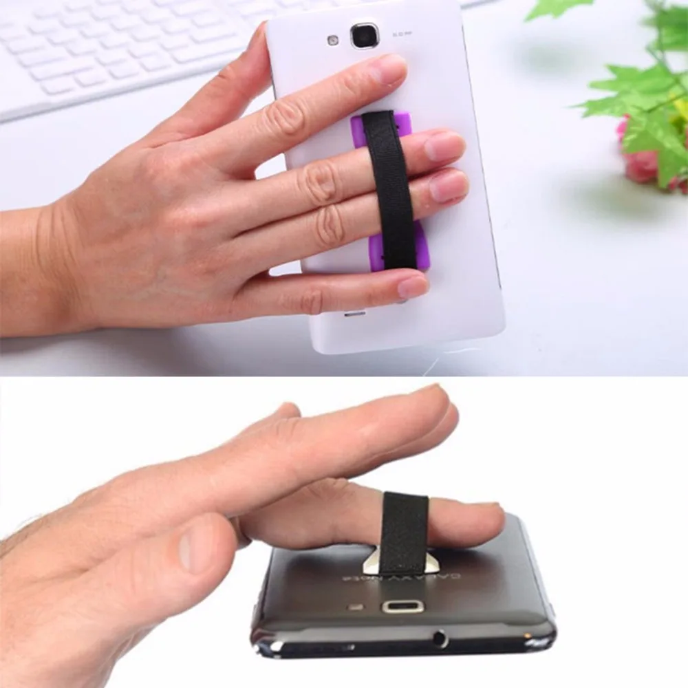 

2Pcs Lazy Bracket Back Holder Bandage Finger Phone Holder Supports Phone Strap DIY Accessories