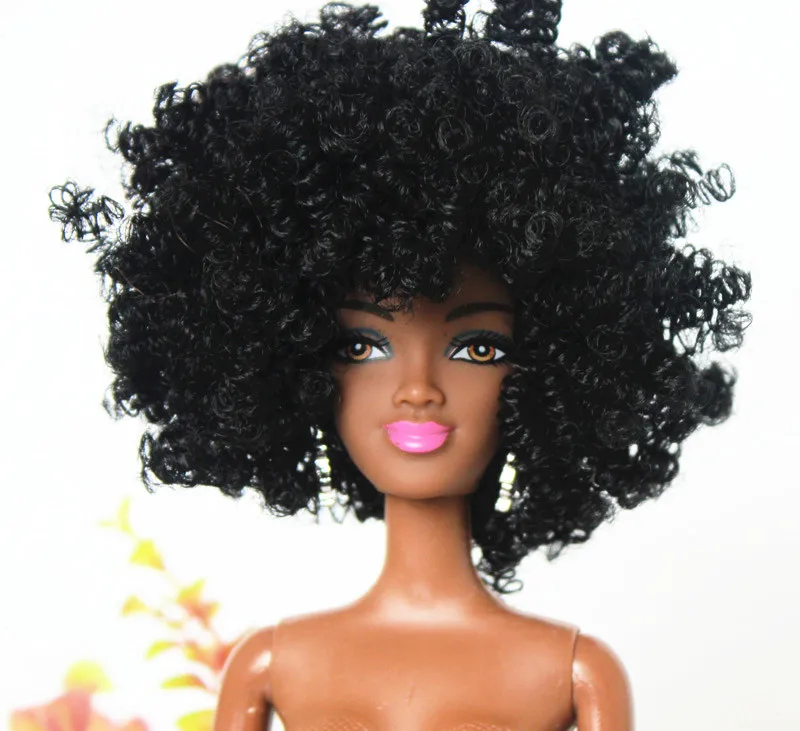 curly hair barbie doll