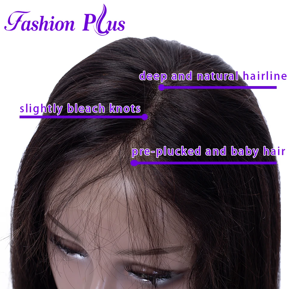 Full Lace Human Hair Wigs For Black Women Straight Brazilian Wigs Remy Hair Bleached Knots 180% Density Full Lace Wigs For Women Full Lace Human Hair Wigs For Black Women Straight Brazilian Wigs Remy Hair Bleached Knots 180% Density Full Lace Wigs For Women