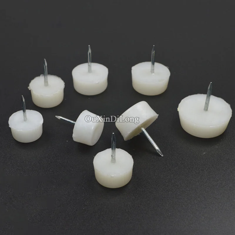 Wholesale 1000PCS/lot Nylon Plastic Chair Feet Nail Mat Moistureproof