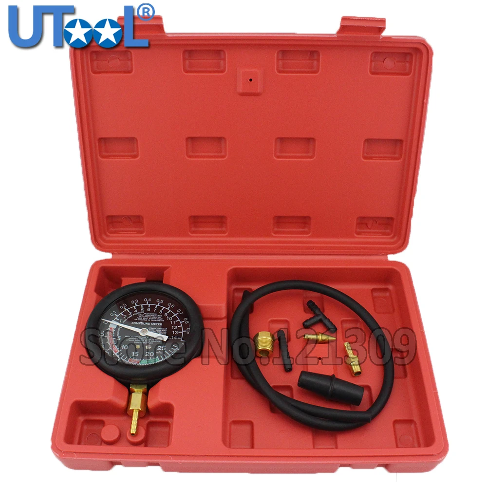 Fuel Pump & Vacuum Tester Gauge Leak Carburetor Pressure Diagnostic