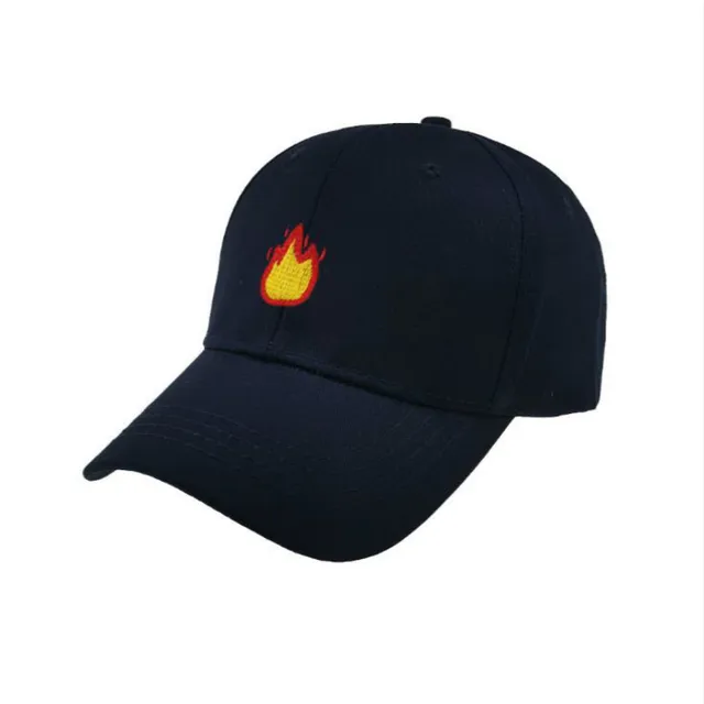 Fire Baseball Cap For Men Cotton Embroidery 2