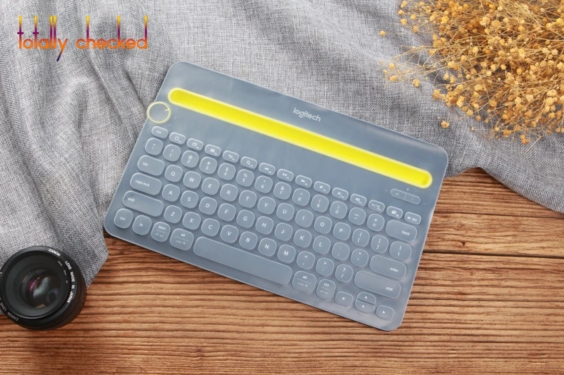 Силиконовый пылезащитный Беспроводной настольной клавиатуры Крышка для logitech K480 Bluetooth многофункциональная клавиатура протектор пыли Защитная пленка