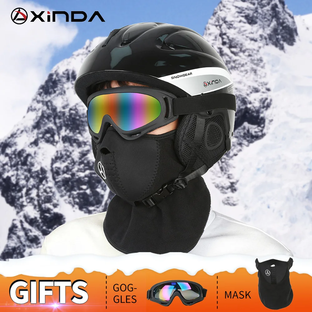 Xinda-Professional-Ski-Helmet-Skateboard-Integrally-molded-Warm-Helmet-Cycling-Helmet-For-Men-and-Women-Snowboard