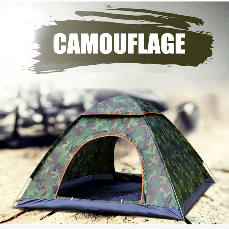 

High Quality Outdoor Camping Tents 1 2 3 4 Person Multiple Models Family Easy Up Pop Camp Tents Waterproof Instant Garden Shade