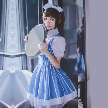 

[STOCK]2018 Anime Saenai Heroine No Sodate-kata Katou Megumi Maid Outfit Lolita Dress Cosplay Costume For Halloween FreeShipping