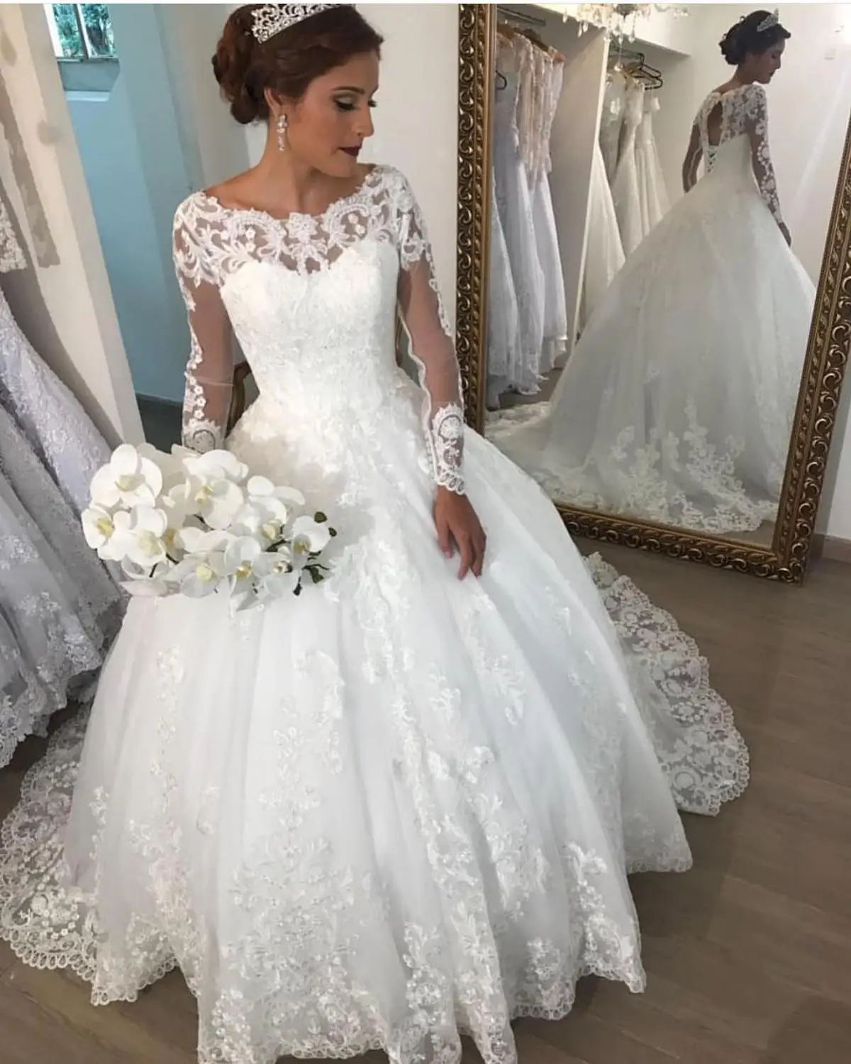 wedding dress beads and sequins