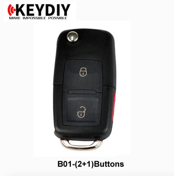 

VW styleB01 2+1 buttons KD900/KD200 KD remote key high quality KEY DIY universal car key free shipping