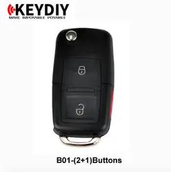 VW styleb01 2 + 1 кнопки KD900/kd200 KD удаленный ключевой высокого качества ключ diy универсальный автомобильный ключ бесплатная доставка