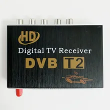 DVB-T2 H.264 MPEG-4 MPEG-2 Автомобильный цифровой ТВ приемником Box для России Таиланд Колумбия Сингапур Малайзия Поддержка 40-60 км/ч