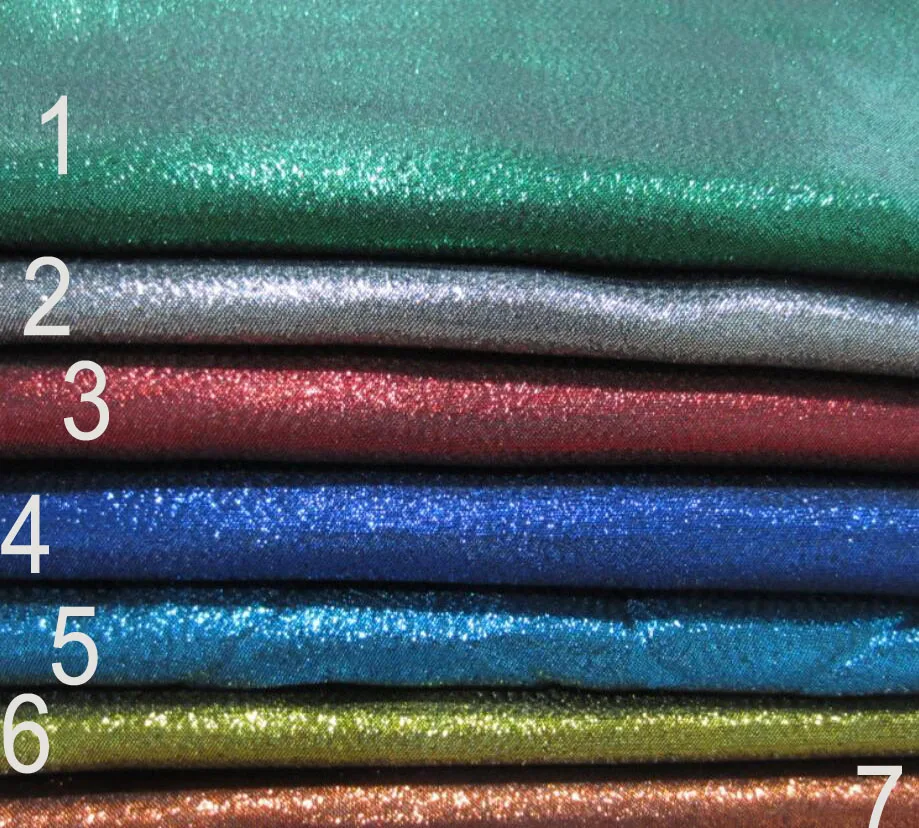 Металлизированная бронзовая полиблестящая ткань мешок обуви материал занавеса 50 см* 138 см