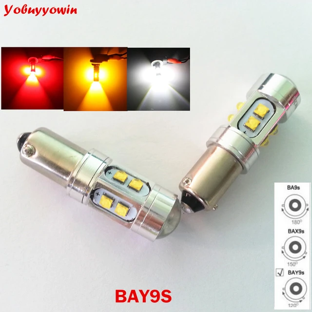 2pcs Canbus Red/yellow H21w Bay9s 433d Rouge Chips Canbus Led Reverse Lights 50w Car Led Indicator Lighting - Signal Lamp - AliExpress