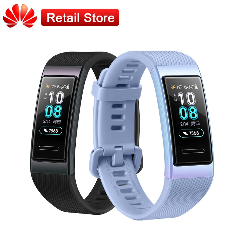 Huawei Band 3 Смарт Браслет 0 95 &quotAMOLED 2.5D сенсорный экран в режиме реального времени