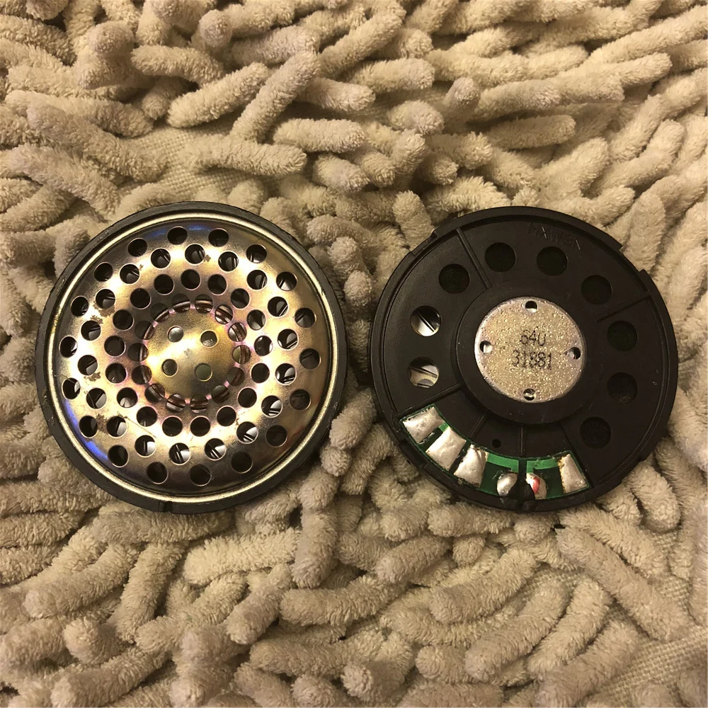 Najtaniej Niesamowity dźwięk DIY 53mm głośnik 60 Ohm stalowa osłona zdemontowana jednostka ze słuchawek