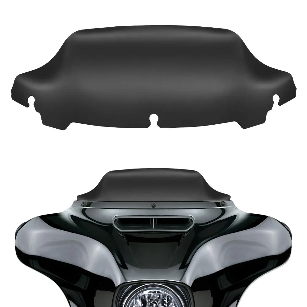 Черный дым 7 &quotмотоцикл волна лобовое стекло ветровое для Touring Electra Street Glide FLHT FLHX