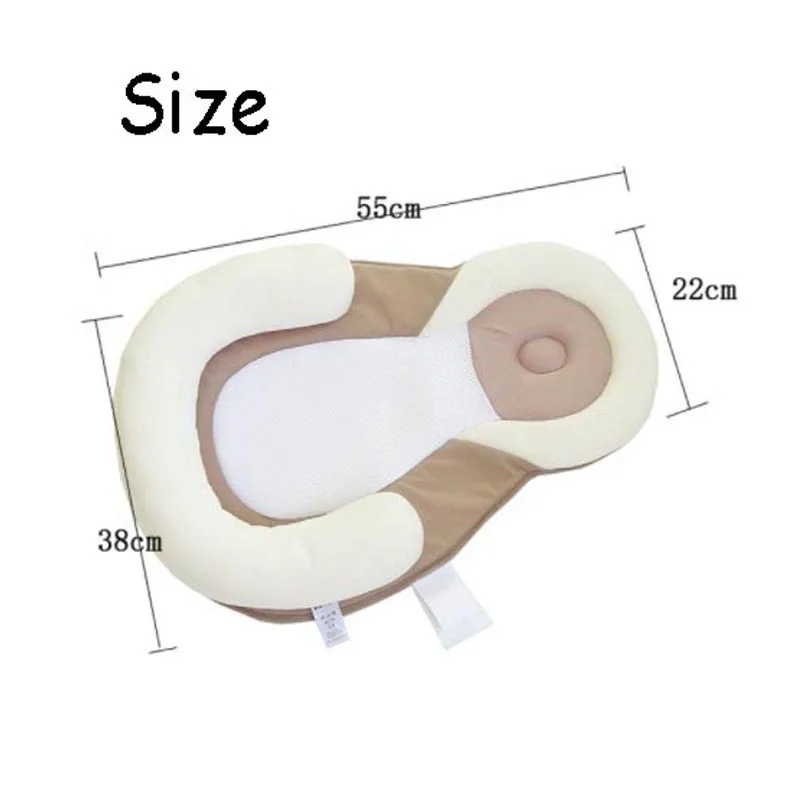Подушка для новорожденного ребенка, противоскользящая Подушка для сна, треугольная подушка для ребенка 0-12 месяцев